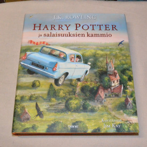 J.K. Rowling Harry Potter ja salaisuuksien kammio, kuvitettu laitos